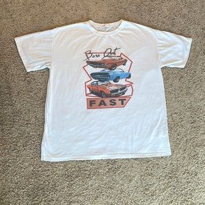 ROMWE burn out fast oversized tee